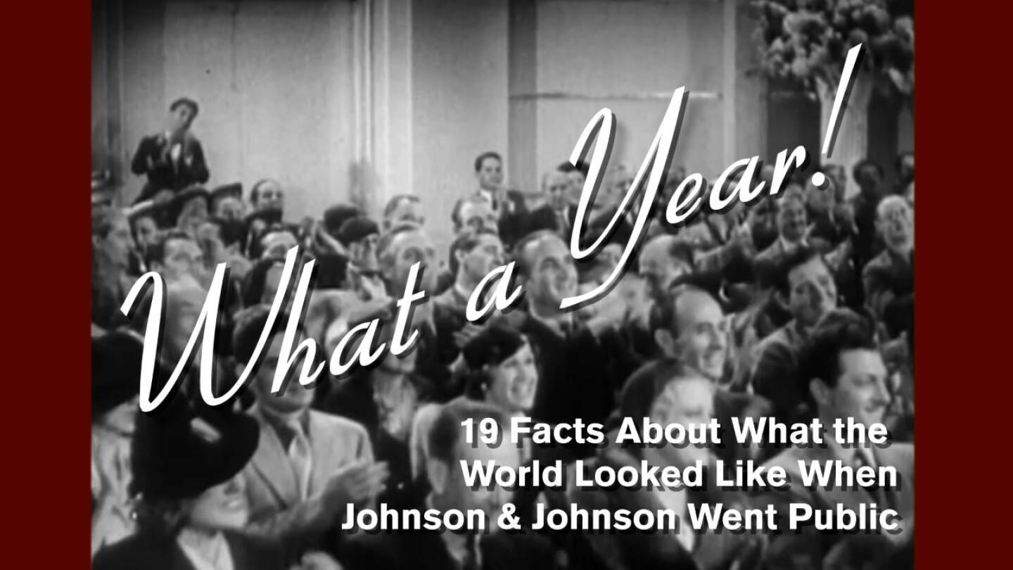 Screenshot from "What a Year!" video