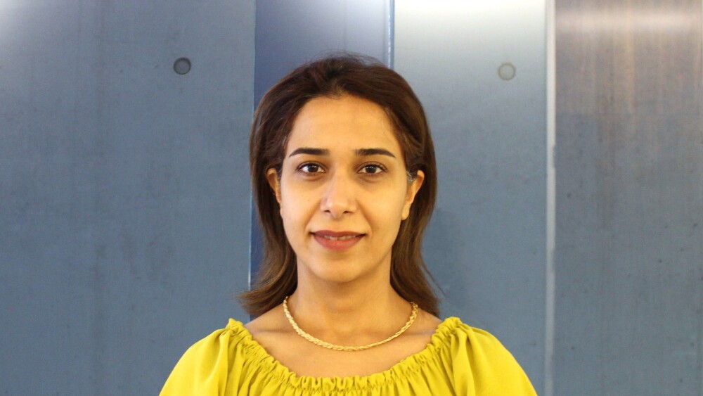 A headshot of WISTEM2d Scholars Award Program Awardee Mahla Poudineh, Ph.D., University of Waterloo