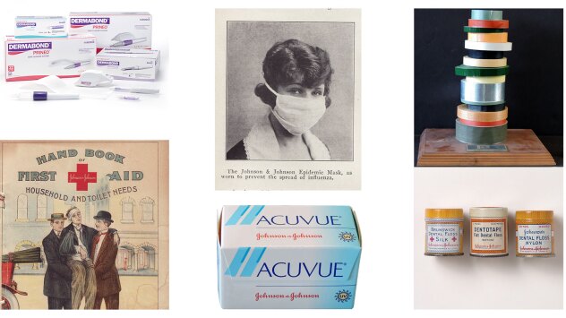 Lede collage- J&J Anniversary Inventions