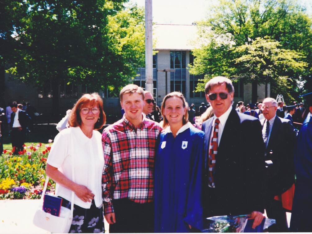 Stroke survivor Lisa Deck on her college graduation day
