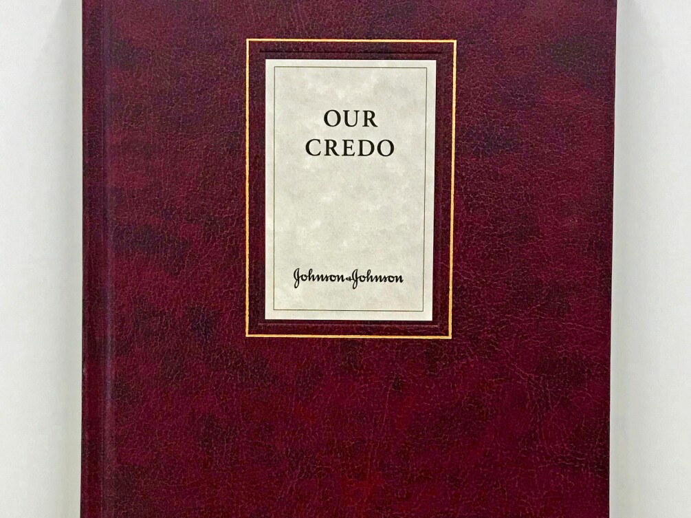 The “Our Credo” Book, Which is a Collection of 65 Copies of the Credo From Various Countries