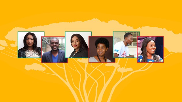 Photos of some of the winners of the Africa Innovation Challenge 2.0